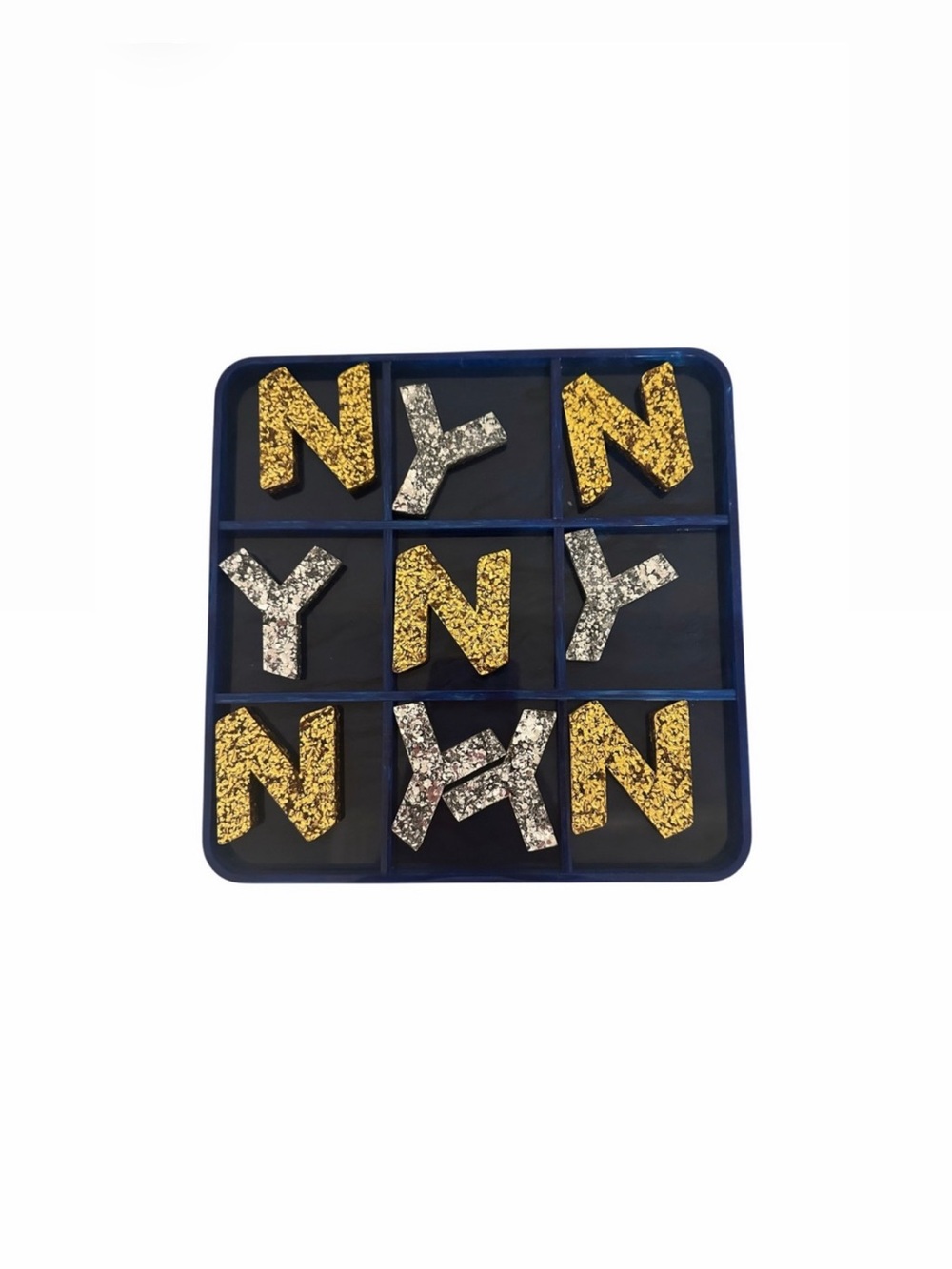 EDIE PARKER Acrylic TIC TAC TOE game set